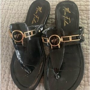 Marc Fisher Black Sandals Size 10